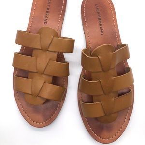 Lucky Brand Woven Slides